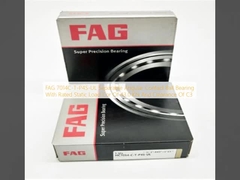 FAG 7014C-T-P4S-UL Separable Angular Contact Ball Bearing With Rated Static Load Cor Of 43.0 KN And Clearance Of C3
