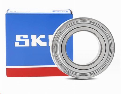 Model 6006 Deep Groove Ball Bearing With Brass Cage Grease Lubrication 13000r/Min