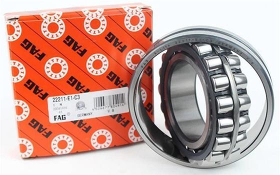 FAG 22211 Double Row Self Aligning Roller Bearing Clearance C4、C3、C0 73.2kN Static Load 50mm ID