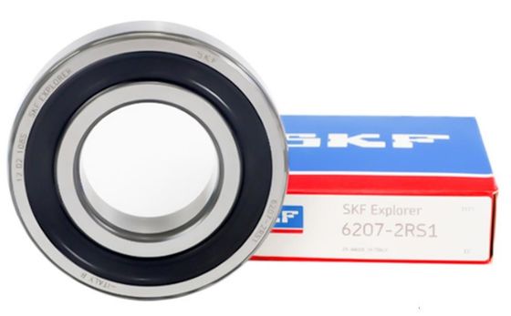 SKF 6205 2Z Agricultural Machinery Deep Groove Ball Bearing 52mm Out Dimension