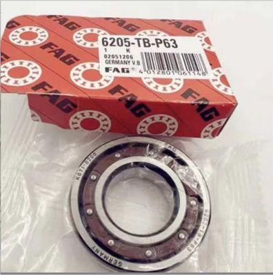 FAG 6205-TB Deep Groove Ball Bearing With Dust Cover And Brass Cage Type