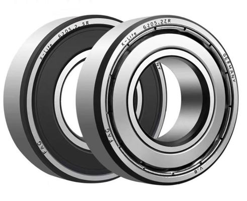 FAG 6205-TB Deep Groove Ball Bearing With Dust Cover And Brass Cage Type