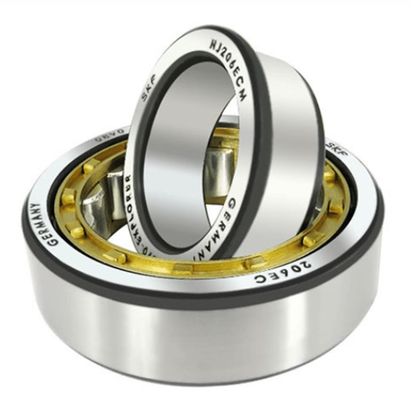 NJ206 Single Row Cylindrical Roller Bearing Separable 8500 R/Min Grease Lubricated Rotation Speed