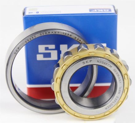NJ2206ECM 62mm Outer Diameter  Cylindrical Roller Bearing With High Precision Level