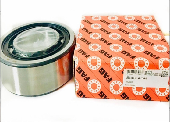 FAG NU2314  P5 Precision Grade Angular Contact Ball Bearing With Steel Material And Speed Of Grease Lubrication Of 3800 R/min